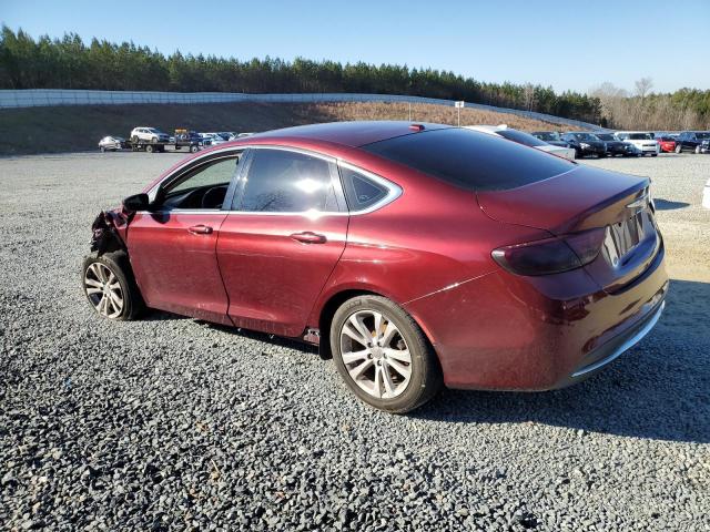 1C3CCCAB0FN744266 - 2015 CHRYSLER 200 LIMITED BURGUNDY photo 2