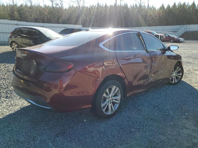 1C3CCCAB0FN744266 - 2015 CHRYSLER 200 LIMITED BURGUNDY photo 3