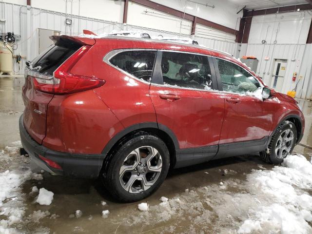 5J6RW2H81JL029819 - 2018 HONDA CR-V EXL BURGUNDY photo 3