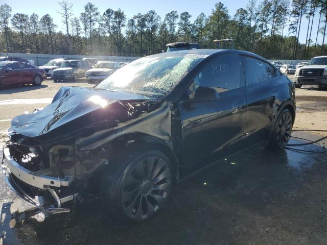 7SAYGDEFXPF809667 - 2023 TESLA MODEL Y BLACK photo 1