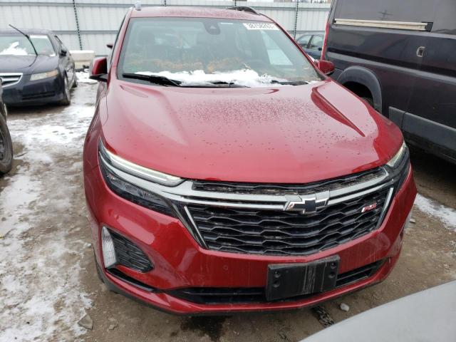 2GNAXMEV7N6141164 - 2022 CHEVROLET EQUINOX RS RED photo 5