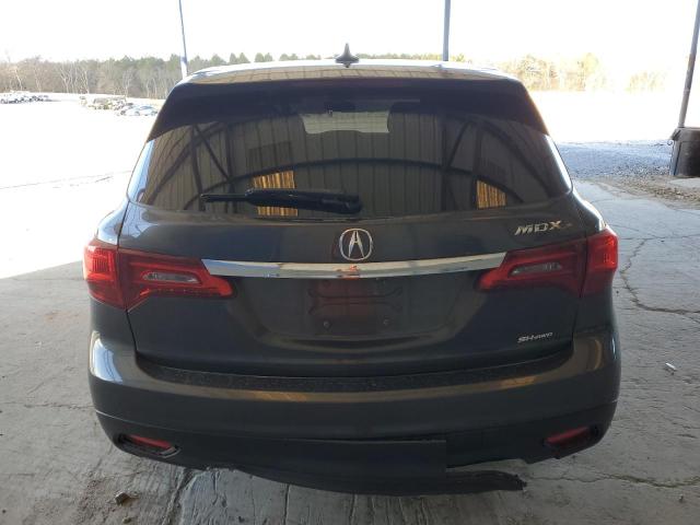 5FRYD4H23FB014133 - 2015 ACURA MDX GRAY photo 6