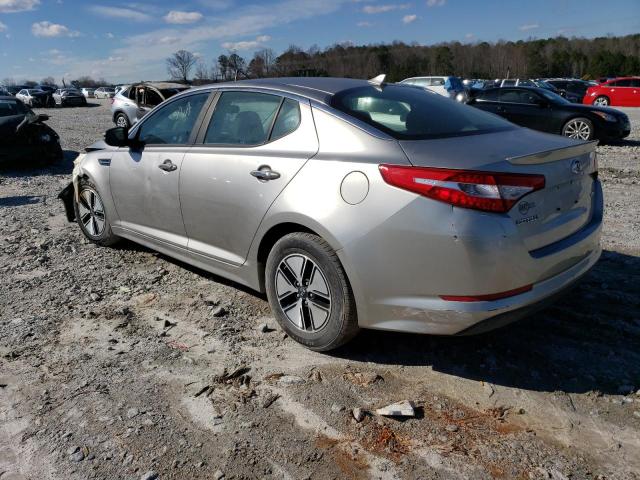 KNAGM4AD0C5013315 - 2012 KIA OPTIMA HYBRID BEIGE photo 2