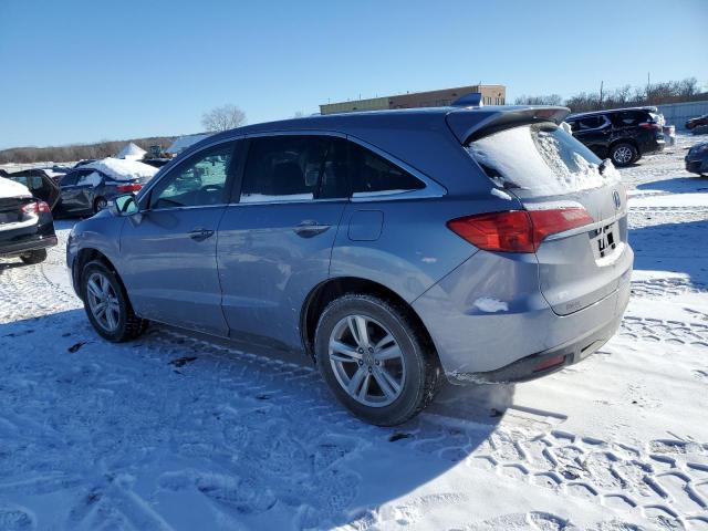 5J8TB4H38DL011119 - 2013 ACURA RDX SILVER photo 2