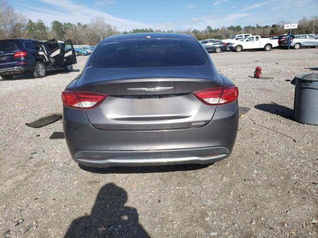 1C3CCCAB8GN115582 - 2016 CHRYSLER 200 LIMITED CHARCOAL photo 6