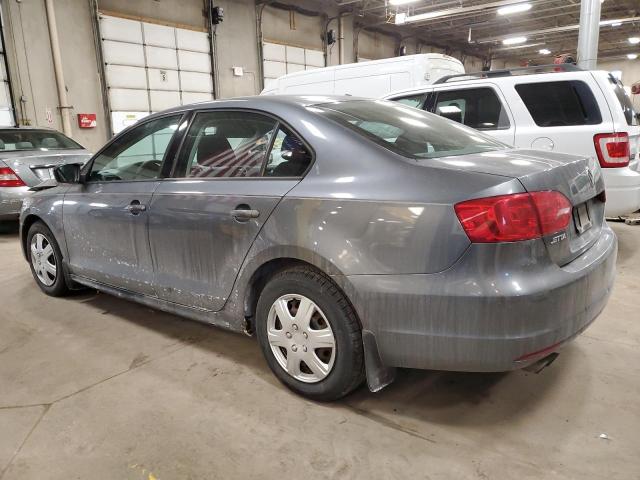 3VW2K7AJ8BM336141 - 2011 VOLKSWAGEN JETTA BASE SILVER photo 2