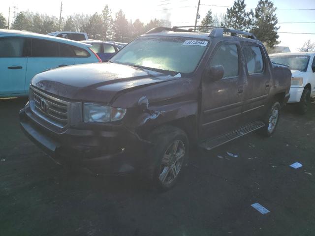 5FPYK1F54CB458336 - 2012 HONDA RIDGELINE RTL MAROON photo 1