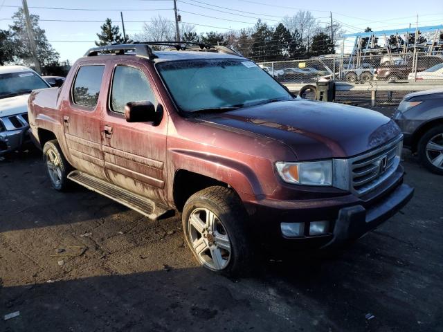 5FPYK1F54CB458336 - 2012 HONDA RIDGELINE RTL MAROON photo 4