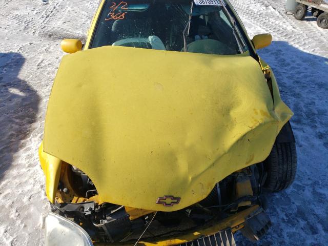 1G1JH12F627247398 - 2002 CHEVROLET CAVALIER LS SPORT YELLOW photo 11