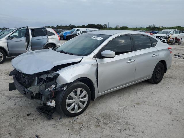 3N1AB7AP4EY340688 - 2014 NISSAN SENTRA S SILVER photo 1