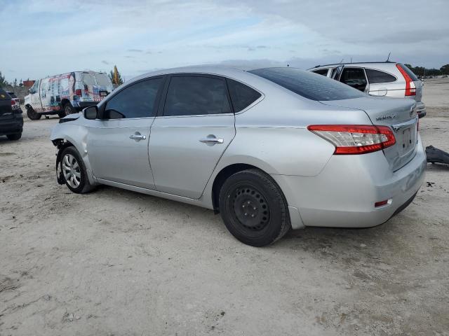 3N1AB7AP4EY340688 - 2014 NISSAN SENTRA S SILVER photo 2