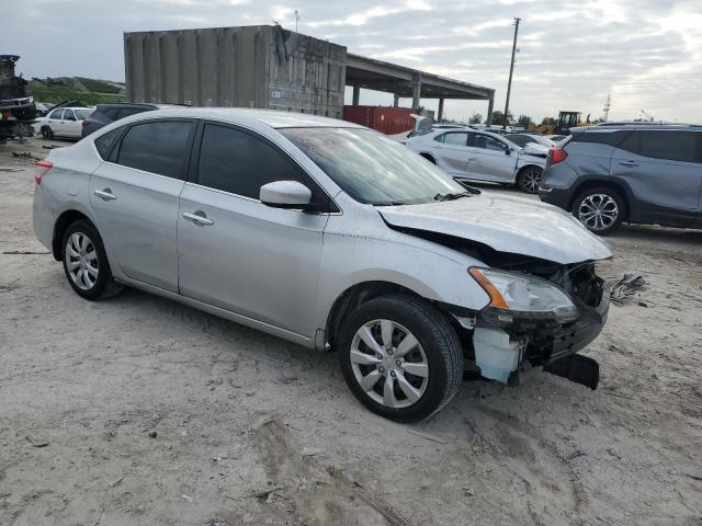 3N1AB7AP4EY340688 - 2014 NISSAN SENTRA S SILVER photo 4