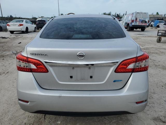 3N1AB7AP4EY340688 - 2014 NISSAN SENTRA S SILVER photo 6