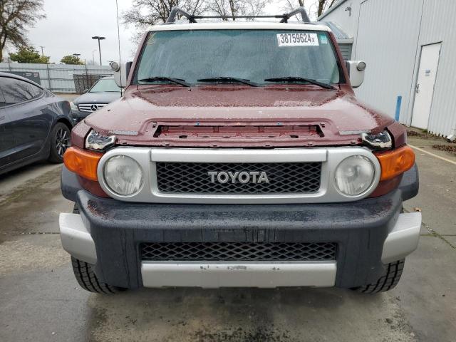 JTEBU11F38K011026 - 2008 TOYOTA FJ CRUISER BURGUNDY photo 5