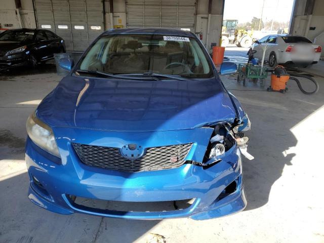 2T1BU4EE7AC373603 - 2010 TOYOTA COROLLA BASE BLUE photo 5