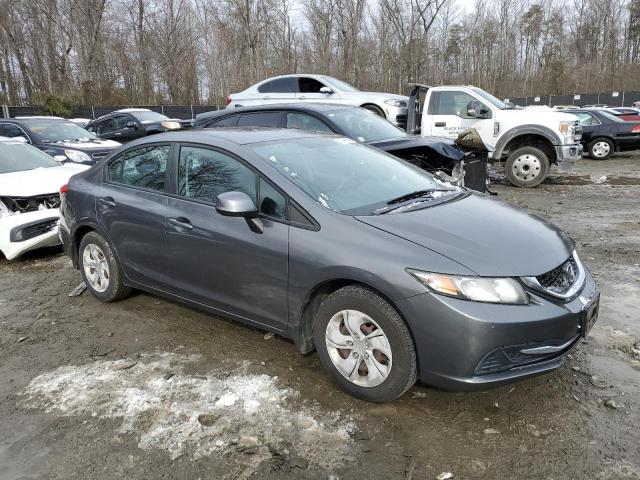 19XFB2F53DE203979 - 2013 HONDA CIVIC LX GRAY photo 4