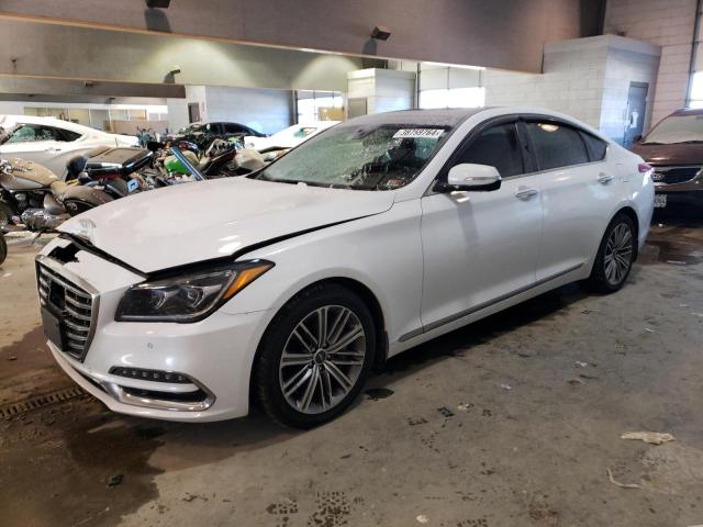 KMHGN4JE8JU249346 - 2018 GENESIS G80 BASE WHITE photo 1