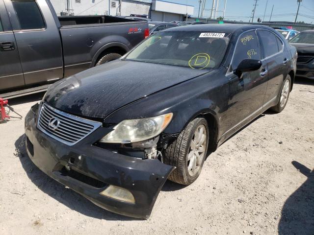 JTHBL46F275050770 - 2007 LEXUS LS 460 BLACK photo 2