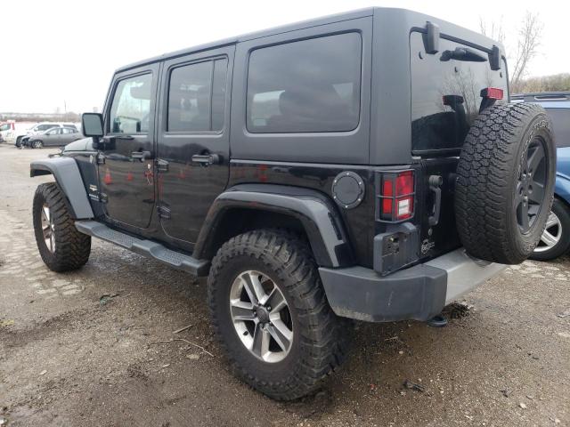 1C4BJWEG4FL514942 - 2015 JEEP WRANGLER U SAHARA BLACK photo 3