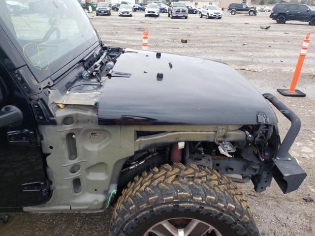 1C4BJWEG4FL514942 - 2015 JEEP WRANGLER U SAHARA BLACK photo 9