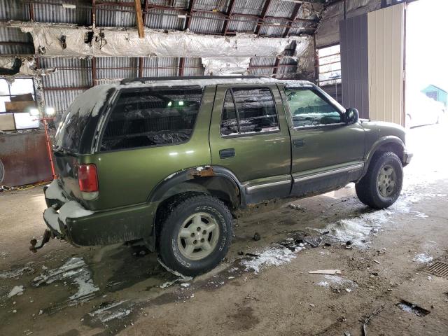 1GNDT13W612193668 - 2001 CHEVROLET BLAZER GREEN photo 3