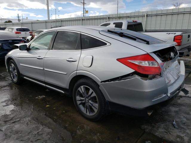 5J6TF2H52EL004591 - 2014 HONDA CROSSTOUR EXL ვერცხლისფერი ფოტო 2