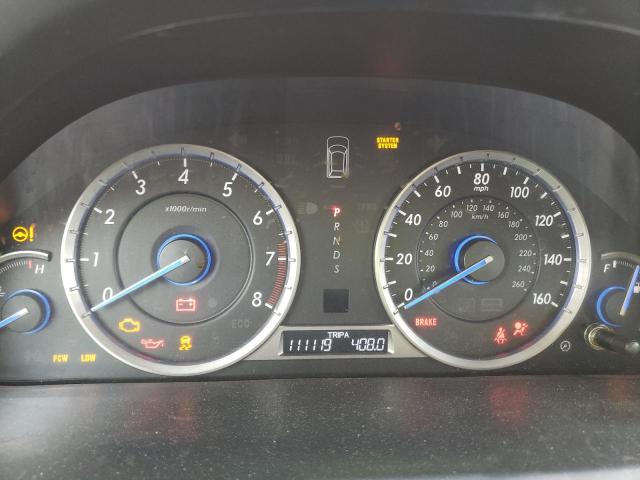 5J6TF2H52EL004591 - 2014 HONDA CROSSTOUR EXL ვერცხლისფერი ფოტო 9