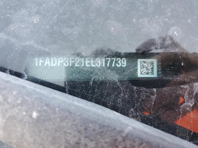 1FADP3F21EL317739 - 2014 FORD FOCUS SE GRAY photo 12