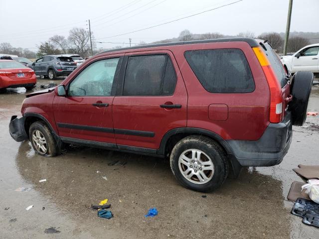 SHSRD78804U238509 - 2004 HONDA CR-V EX BURGUNDY photo 2