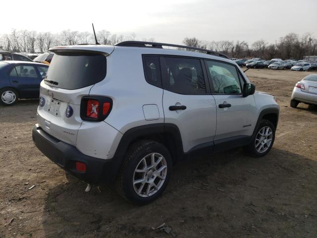 ZACNJBAB9KPJ91524 - 2019 JEEP RENEGADE SPORT SILVER photo 3