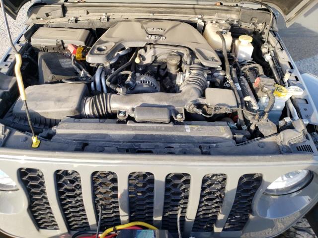 1C6HJTAGXML531294 - 2021 JEEP GLADIATOR SPORT GRAY photo 12