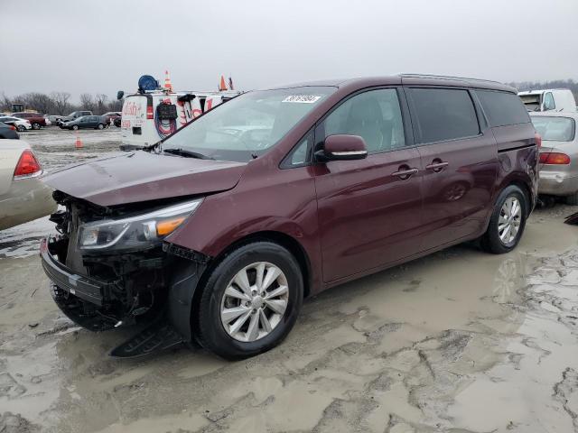 KNDMB5C1XH6327012 - 2017 KIA SEDONA LX MAROON photo 1