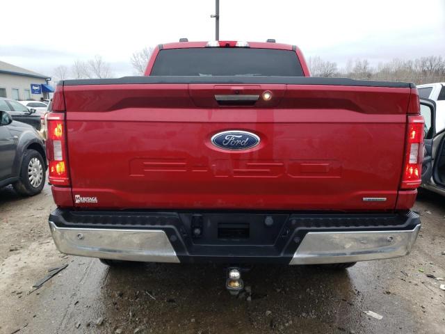 1FTFW1E84MKD20784 - 2021 FORD F150 SUPERCREW BURGUNDY photo 6