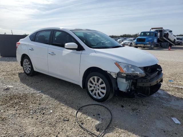 3N1AB7AP1FY332131 - 2015 NISSAN SENTRA S WHITE photo 4