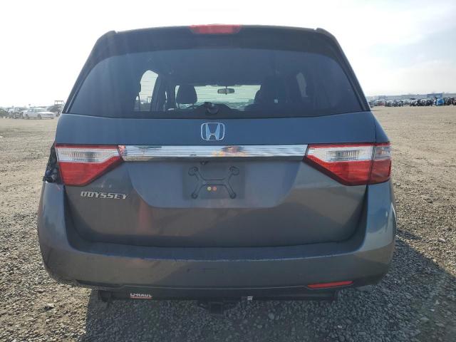 5FNRL5H42DB066396 - 2013 HONDA ODYSSEY EX GRAY photo 6