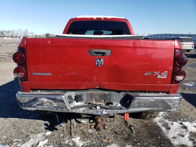 3D3KS29A77G829560 - 2007 DODGE RAM 2500 RED photo 6