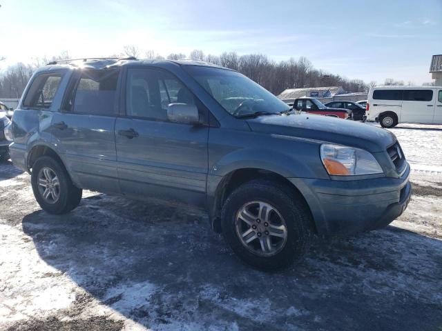 2HKYF184X5H517055 - 2005 HONDA PILOT EX BLUE photo 4