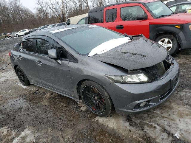 2HGFB6E52CH700521 - 2012 HONDA CIVIC SI GRAY photo 4