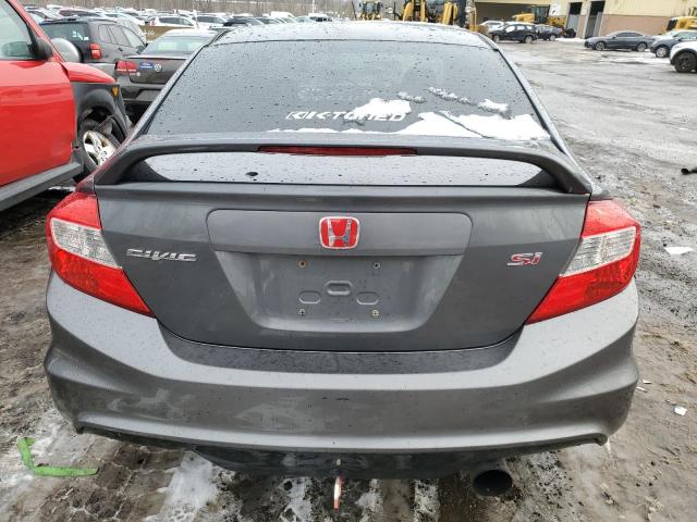 2HGFB6E52CH700521 - 2012 HONDA CIVIC SI GRAY photo 6