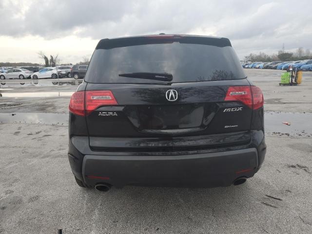 2HNYD28628H543752 - 2008 ACURA MDX TECHNOLOGY BLACK photo 6