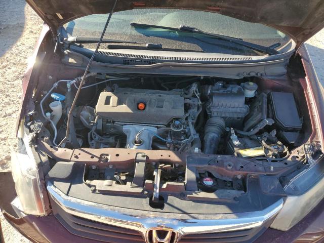 19XFB2F92CE041652 - 2012 HONDA CIVIC EXL MAROON photo 11