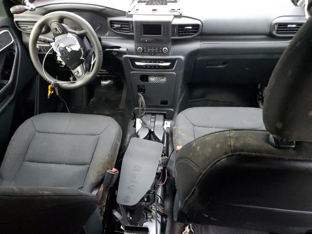 1FM5K8AB5MGA43448 - 2021 FORD EXPLORER POLICE INTERCEPTOR Weiß Foto 8