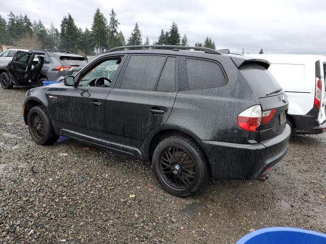 WBXPC93417WF15031 - 2007 BMW X3 3.0SI BLACK photo 2