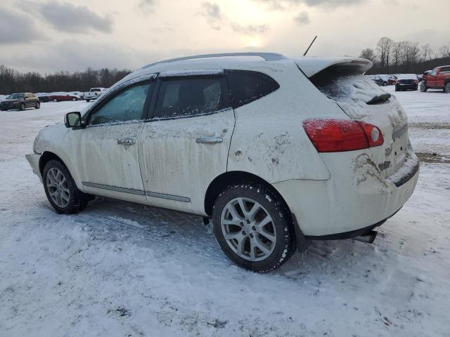 JN8AS5MV5DW115640 - 2013 NISSAN ROGUE S WHITE photo 2