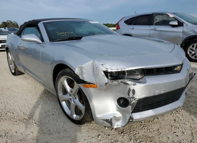 2G1FC3D32E9239756 - 2014 CHEVROLET CAMARO LT SILVER photo 1