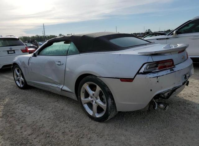 2G1FC3D32E9239756 - 2014 CHEVROLET CAMARO LT SILVER photo 3