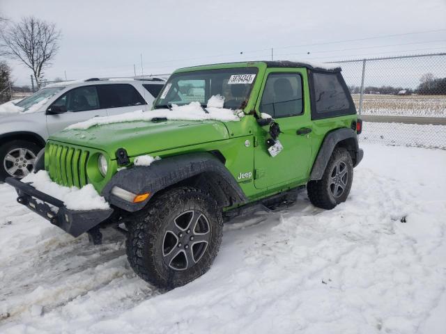 1C4GJXAG9KW597116 - 2019 JEEP WRANGLER SPORT GREEN photo 1