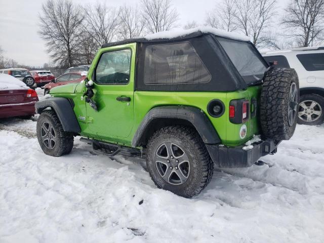 1C4GJXAG9KW597116 - 2019 JEEP WRANGLER SPORT GREEN photo 2