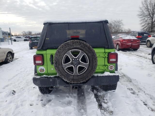 1C4GJXAG9KW597116 - 2019 JEEP WRANGLER SPORT GREEN photo 6