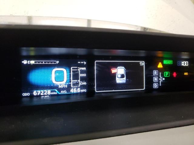 JTDKARFU8G3021854 - 2016 TOYOTA PRIUS WHITE photo 9